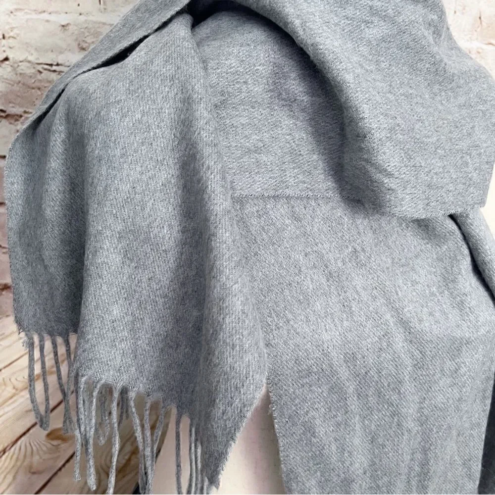 Steve Madden lightweight fringe acrylic scarf